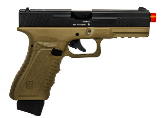 APS ACP Action Combat Pistol CO2 Airsoft Gun ( Dark Earth )