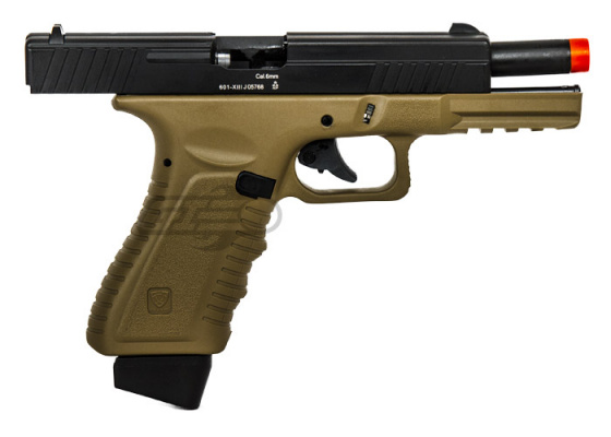 APS ACP Action Combat Pistol CO2 Airsoft Gun ( Dark Earth )