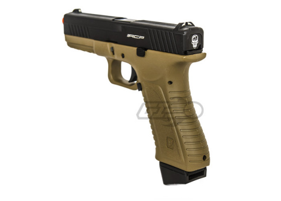 APS ACP Action Combat Pistol CO2 Airsoft Gun ( Dark Earth )