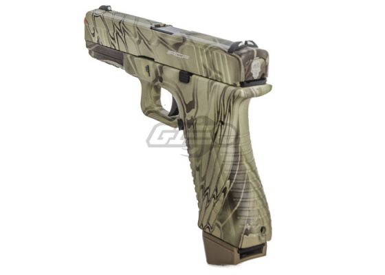 APS ACP Action Combat Pistol CO2 Airsoft Gun ( Kryptek Highlander )