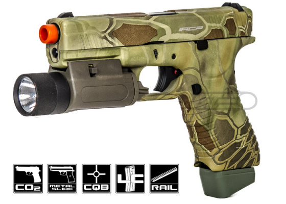 APS ACP Action Combat Pistol CO2 Airsoft Gun ( Kryptek Mandrake )