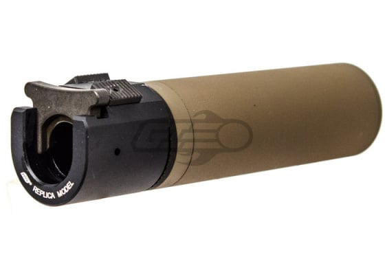 ASG B&T ROTEX - III Barrel Extension for M4 Series AEG ( Short / Tan ) ( Flash Hider Included )