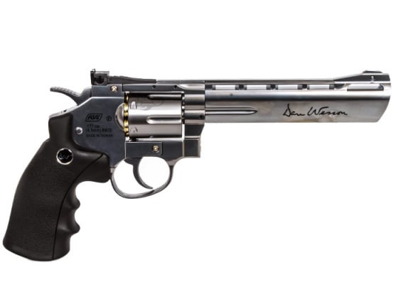 ASG Dan Wesson 6" CO2 .177 BB Revolver Airgun ( Silver )