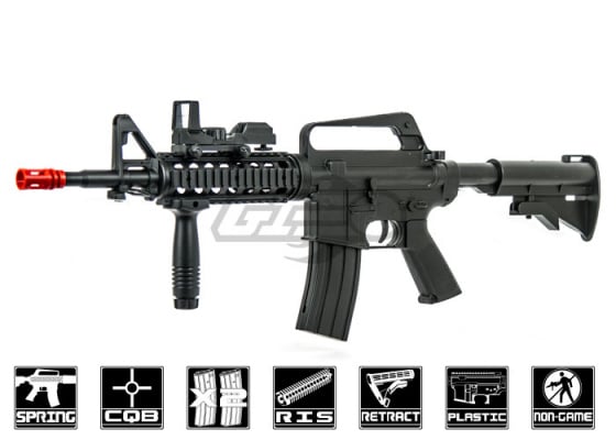 ASG Discovery Line Armalite M15A1 Carbine Spring Airsoft Rifle ( Black )