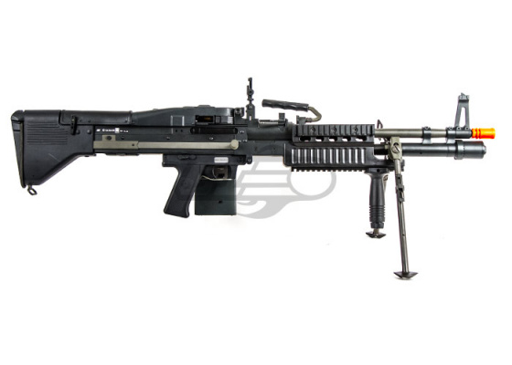 ASG US Ordnance Proline M60E4/Mk43 Commando AEG Airsoft LMG ( Black )