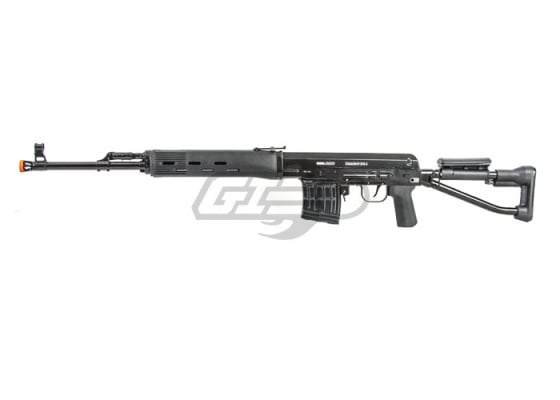 ASG Dragunov SVD-S Bolt Action Spring Sniper Airsoft Rifle ( Black )