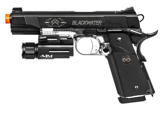 Blackwater M1911 Tactical GBB Airsoft Pistol Pistol ( Metal Slide )