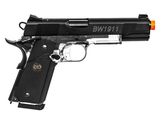 Blackwater M1911 Tactical GBB Airsoft Pistol Pistol ( Metal Slide )