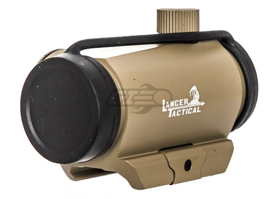 Lancer Tactical Mini Red & Green Dot Sight With 1" Riser Mount ( Tan )