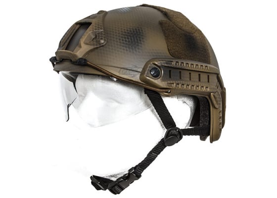 Lancer Tactical Ballistic Type Basic Version Helmet Helmet w/ Retractable Visor ( Navy SEAL )