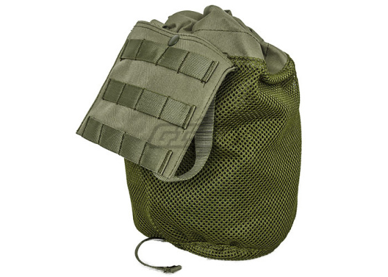 Lancer Tactical Net Dump Pouch MOLLE ( OD Green )