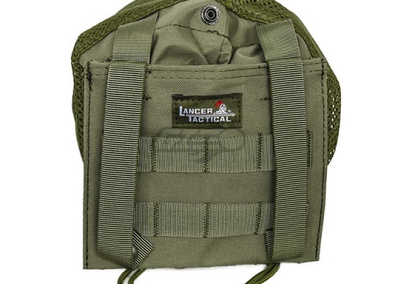 Lancer Tactical Net Dump Pouch MOLLE ( OD Green )