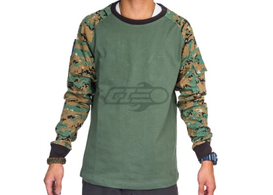 Cast Gear Combat Shirt ( Woodland Marpat / Option )