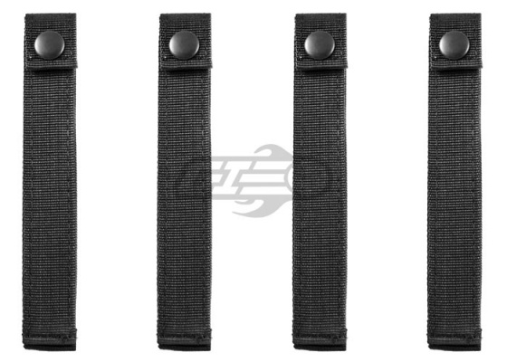 Condor Outdoor 6" MOD Straps Molle 4 pack ( Black )