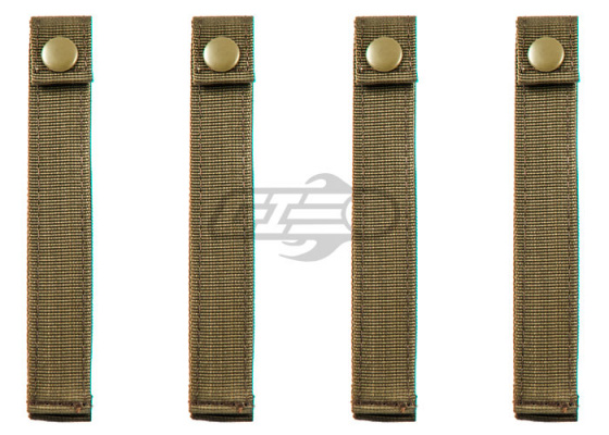 Condor Outdoor 6" MOD Straps Molle 4 pack ( Tan )