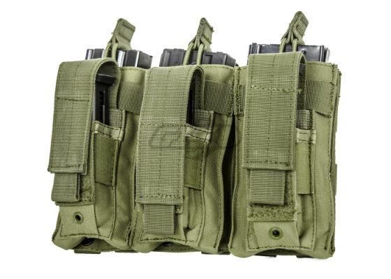 Condor Outdoor Triple M4 Kangaroo Magazine Pouch ( OD Green )