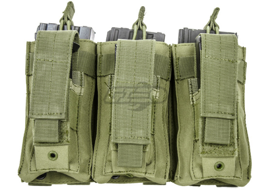 Condor Outdoor Triple M4 Kangaroo Magazine Pouch ( OD Green )