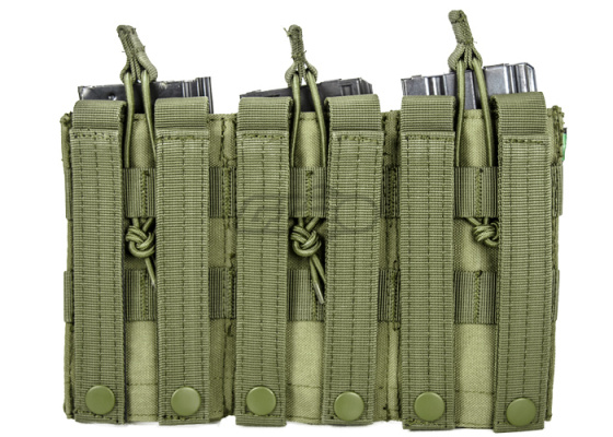 Condor Outdoor Triple M4 Kangaroo Magazine Pouch ( OD Green )