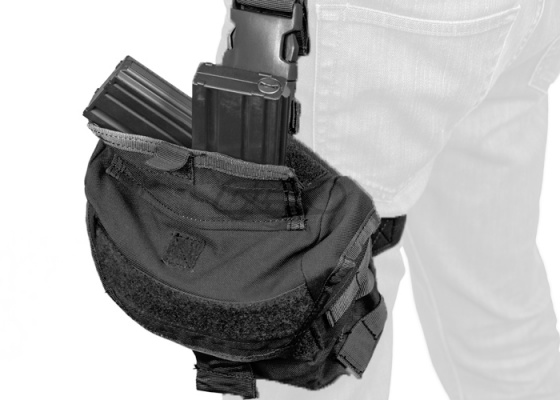 Condor Outdoor Drop Leg Dump Pouch ( Black )