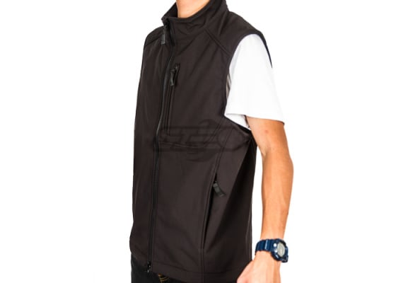 Condor Outdoor Core Softshell Vest Shirt ( Black / L )