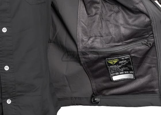 Condor Outdoor Vapor Lightweight Windbreaker ( Graphite / XL )