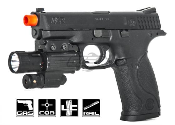 Smith & Wesson M&P 9 Full Size Gas Blowback Airsoft Pistol ( Black )