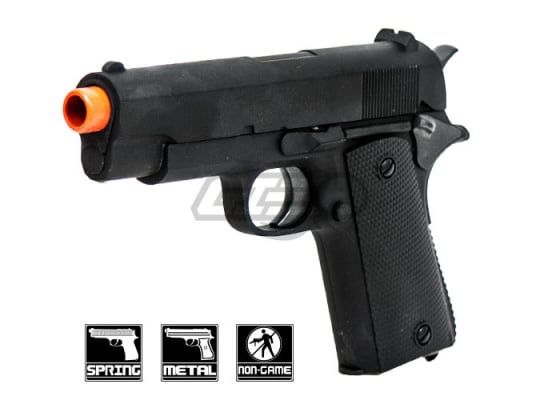 CYMA ZM22 1911 Commander Spring Airsoft Pistol ( Black )