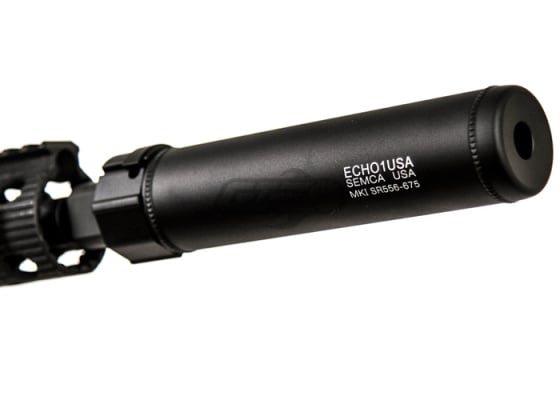 Echo 1 MK1 SR556 6.75" Quick Detach Barrel Extension ( Black / Flash Hider Included )