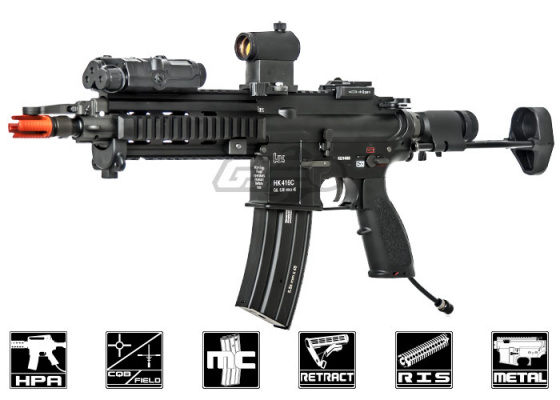 Elite Force PolarStar H&K 416C Carbine HPA Airsoft Rifle ( Black )