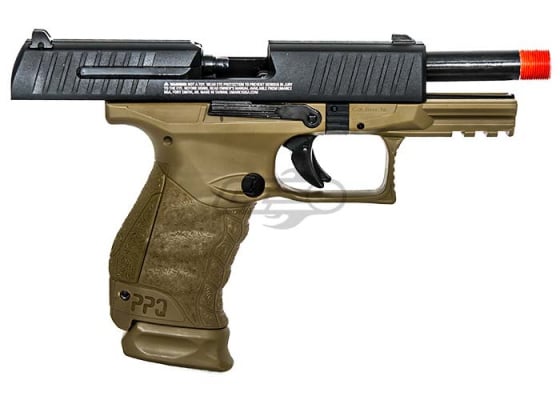 Elite Force Walther PPQ Tactical GBB Airsoft Pistol ( Black / Dark Earth )