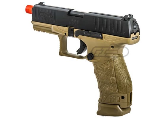 Elite Force Walther PPQ Tactical GBB Airsoft Pistol ( Black / Dark Earth )