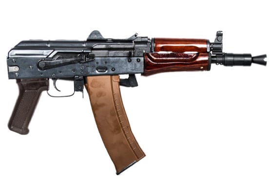 E&L Airsoft AK74U A104 Carbine AEG Airsoft Rifle ( Wood )