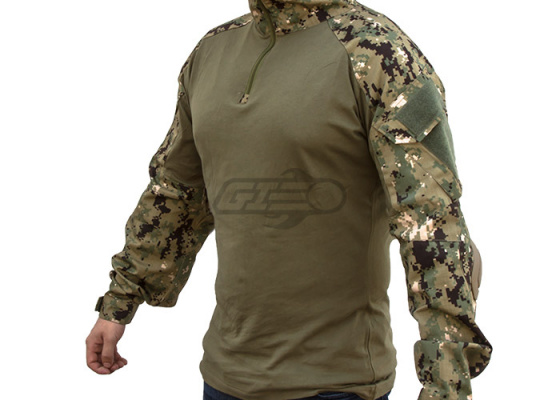 Lancer Tactical Gen 2 Combat Shirt ( Woodland Digital / L )