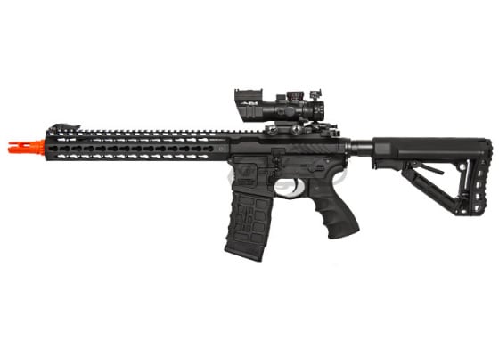 G&G Combat Machine CM16 SRXL KeyMod M4 Carbine AEG Airsoft Rifle ( Black )