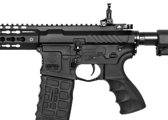 G&G Combat Machine CM16 SRS KeyMod M4 Carbine AEG Airsoft Rifle ( Black )