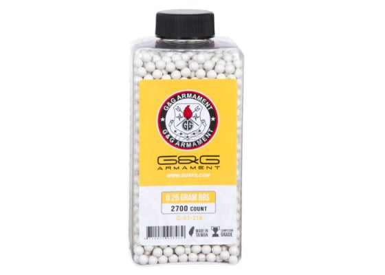 G&G Competition Grade .25g 2700 ct. BBs ( White )