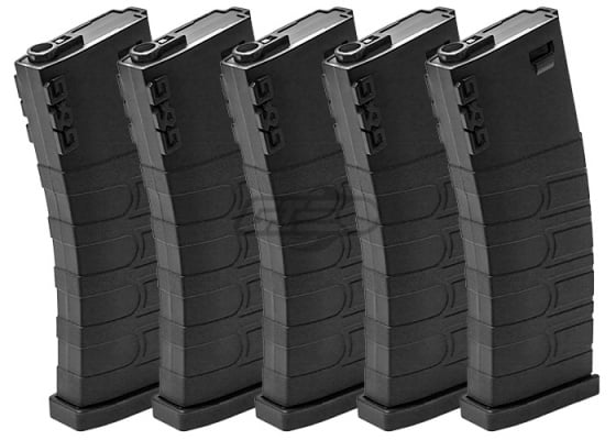 G&G GR16 120rd Mid Capacity AEG Magazine ( 5 Pack / Black )