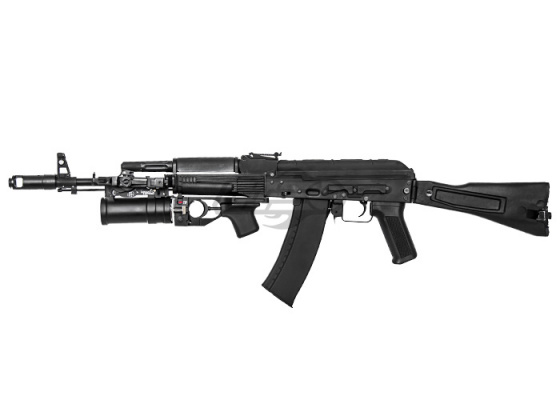 Airsoft GI Custom AK74M / GP30 AEG Airsoft Rifle ( Black Card Custom )