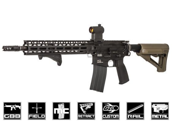 Airsoft GI Custom M4 M-Lok Discharge GBBR Airsoft Rifle