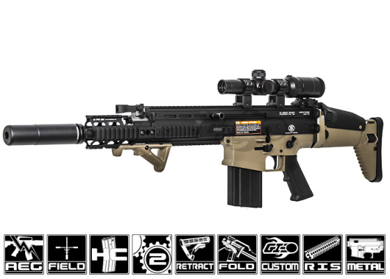 Airsoft GI Custom MK17 Takedown AEG Airsoft Rifle ( Black Card Custom )