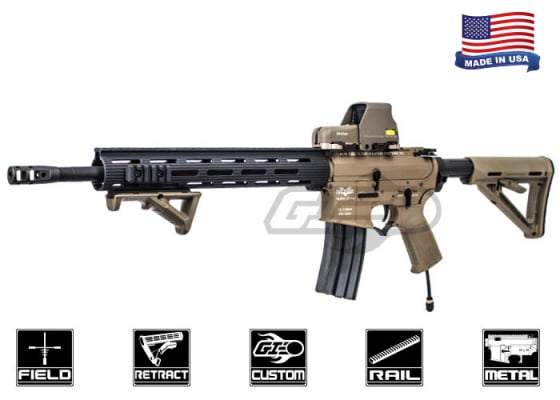 Airsoft GI Custom PolarStar Glaive Mid Length Desert Carbine Airsoft Rifle