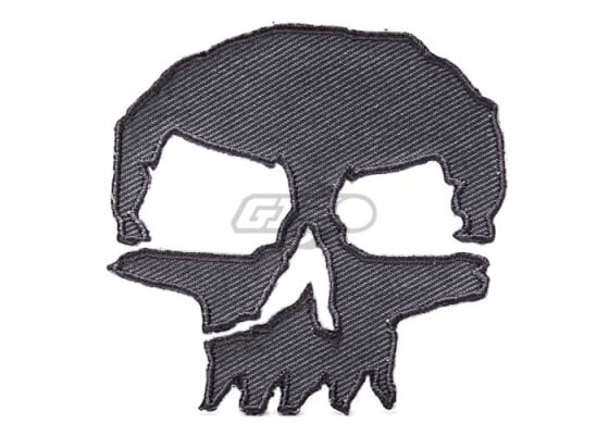 ill Gear Monster Tactical Skull Velcro Patch ( Gray )