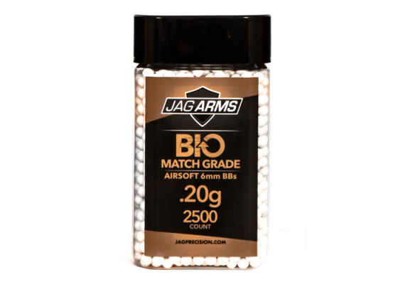 Jag Arms Bio Match Grade .20g 2500 ct. BBs ( White )