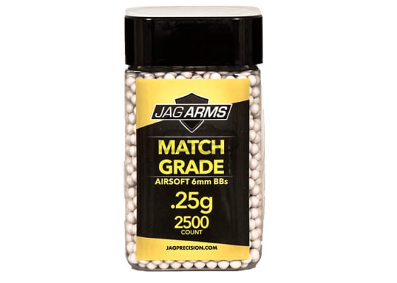 Jag Arms Match Grade .25g 2500 ct. BBs ( White )