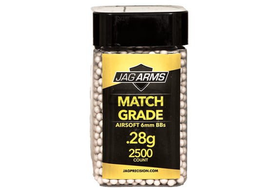 Jag Arms Match Grade .28g 2500 ct. BBs ( White )