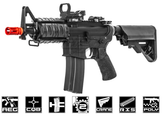 King Arms Ultra Grade M4 Tanker Carbine AEG Airsoft Rifle ( Black )