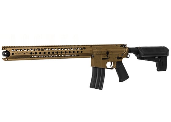 Krytac War Sport LVOA-C M4 Keymod Carbine AEG Airsoft Rifle w/ 10 Free Hicap Mags - Airsoft GI Exclusive ( Flat Dark Earth )