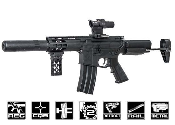 Krytac Trident PDW M4 Carbine AEG Airsoft Gun ( Black )