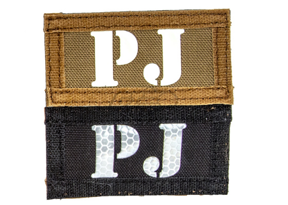 Emerson "PJ" Reversible Velcro Glow In Dark I.R. Patch ( Brown / Black )