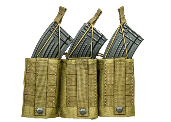 Emerson Triple Wedge AK Magazine Pouch MOLLE ( Khaki )